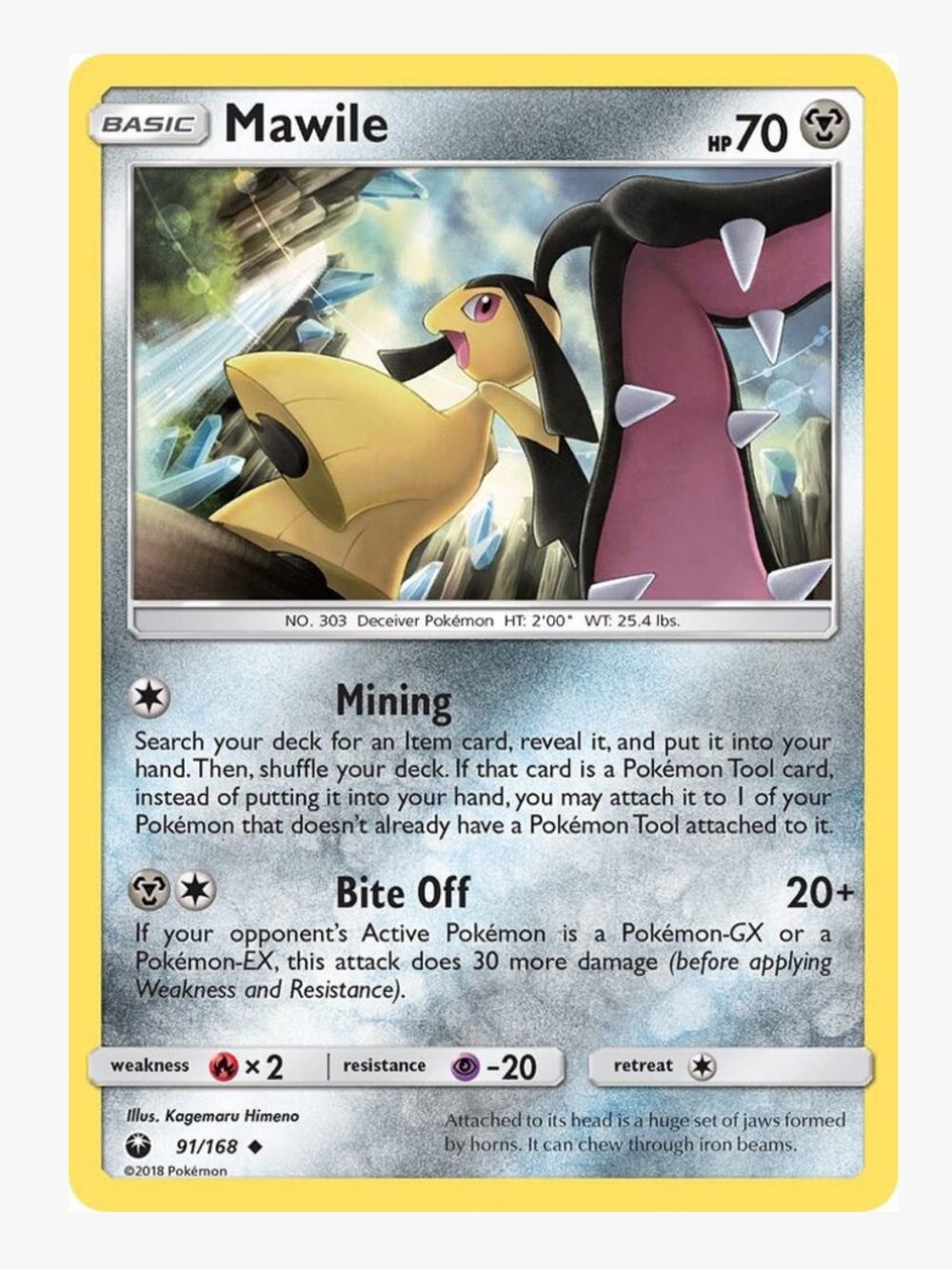 Mawile SM Celestial Storm Pokemon Trading Card